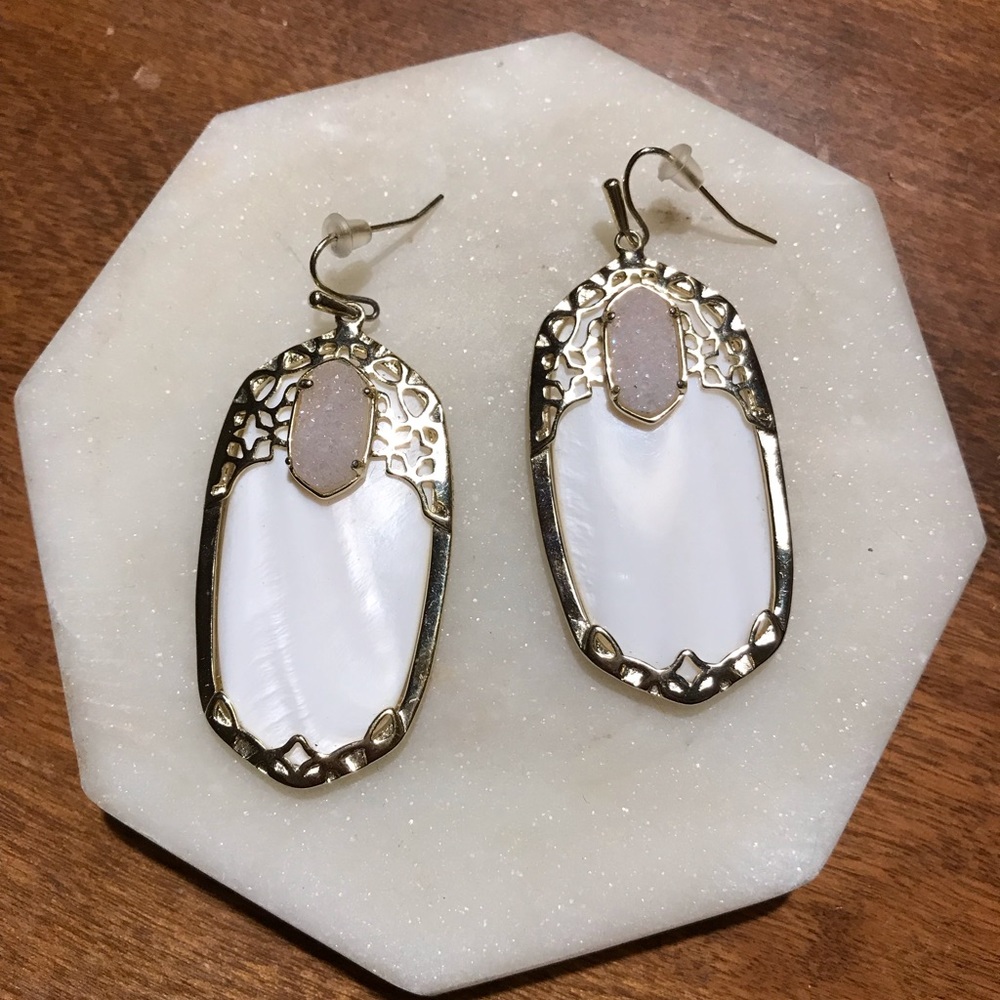 Kendra Scott Deva Earrings in White
